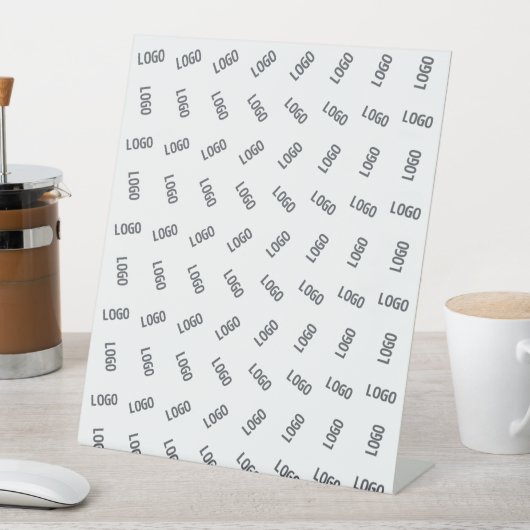 ビジネスロゴ | ロゴパタユニークーンデザイン 台座サイン (インサイチュ)