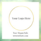 ビジネスロゴ |会社モダンテンプレート ウィンドウサイン (シート3)