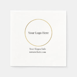 ビジネスロゴ |会社モダンテンプレート スタンダードカクテルナプキン