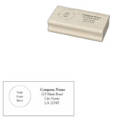 ビジネスロゴ |会社モダンテンプレート ラバースタンプ (押印)