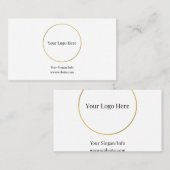 ビジネスロゴ |会社モダンテンプレート 名刺 (正面/裏面)