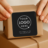 ビジネスロゴ |会社企業ののミニマリスト スクエアシール