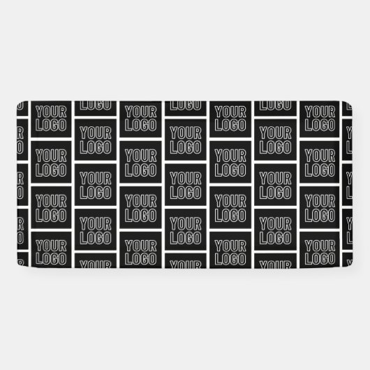 ビジネスロゴ、写真、アップロードしたデザインの追加 横断幕 (横)