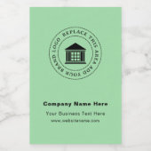 ビジネスロゴ | 名前 | カスタム食品容器ラベル フードラベル (シングルラベル)