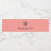 ビジネスロゴ | 名前 | キャッチフレーズ ウェブサイト プロモーション ペットボトルラベル (シングルラベル)