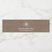 ビジネスロゴ | 名前 | キャッチフレーズ ウェブサイト プロモーション ペットボトルラベル (シングルラベル)