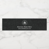 ビジネスロゴ | 名前 | キャッチフレーズ ウェブサイト プロモーション ペットボトルラベル (シングルラベル)