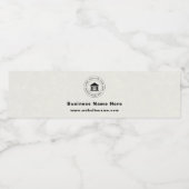 ビジネスロゴ | 名前 | キャッチフレーズ ウェブサイト プロモーション ペットボトルラベル (シングルラベル)