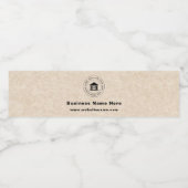 ビジネスロゴ | 名前 | キャッチフレーズ ウェブサイト プロモーション ペットボトルラベル (シングルラベル)