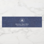 ビジネスロゴ | 名前 | キャッチフレーズ ウェブサイト プロモーション ペットボトルラベル (シングルラベル)