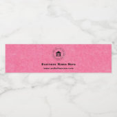 ビジネスロゴ | 名前 | キャッチフレーズ ウェブサイト プロモーション ペットボトルラベル (シングルラベル)