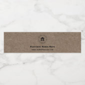 ビジネスロゴ | 名前 | キャッチフレーズ ウェブサイト プロモーション ペットボトルラベル (シングルラベル)