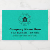 ビジネスロゴ | 名前 | スローガンWebサイトプロモーション フードラベル (シングルラベル)