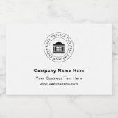 ビジネスロゴ | 名前 | スローガンWebサイトプロモーション フードラベル (シングルラベル)