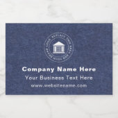 ビジネスロゴ | 名前 | スローガンWebサイトプロモーション フードラベル (シングルラベル)