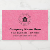 ビジネスロゴ | 名前 | スローガンWebサイトプロモーション フードラベル (シングルラベル)