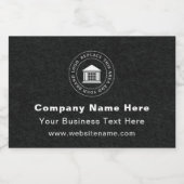 ビジネスロゴ | 名前 | スローガンWebサイトプロモーション フードラベル (シングルラベル)