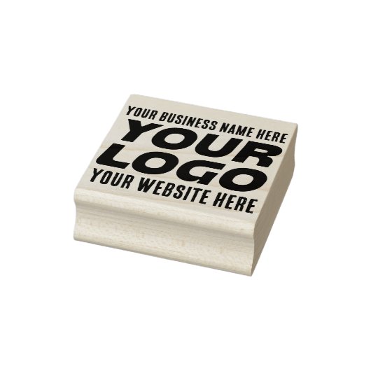 ビジネスロゴ、名前、Webサイト、スローガン ラバースタンプ (スタンプ)