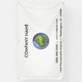 ビジネスロゴ（屋外） 横断幕 (縦)