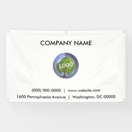 ビジネスロゴ（屋外） 横断幕 (横)