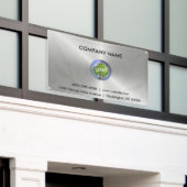 ビジネスロゴ（屋外） 横断幕 (ビルの外側)