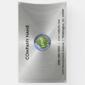 ビジネスロゴ（屋外） 横断幕 (縦)