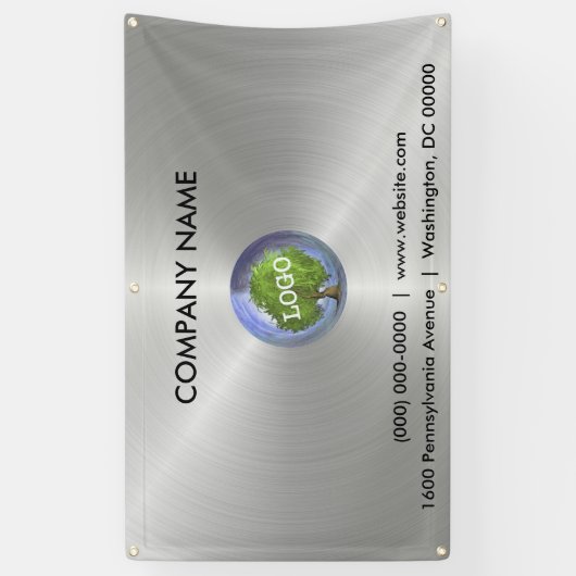 ビジネスロゴ（屋外） 横断幕 (縦)