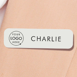 ビジネスロゴ |従業員のミニマリスト 名札