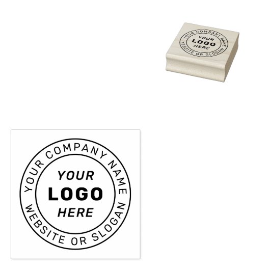 ビジネスロゴ |循環Webサイトおよび会社名 ラバースタンプ (押印)