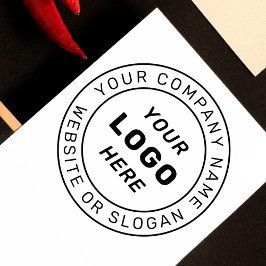 ビジネスロゴ |循環Webサイトおよび会社名 ラバースタンプ