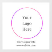 ビジネスロゴ | 現代の会社テンプレート ウィンドウサイン (シート)