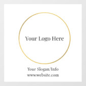 ビジネスロゴ | 現代の会社テンプレート ウィンドウサイン (シート)