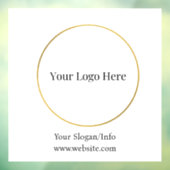 ビジネスロゴ | 現代の会社テンプレート ウィンドウサイン (シート3)