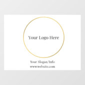 ビジネスロゴ | 現代の会社テンプレート ウィンドウサイン (シート)