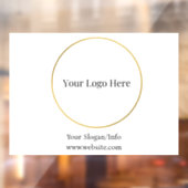 ビジネスロゴ | 現代の会社テンプレート ウィンドウサイン (シート2)