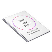 ビジネスロゴ | 現代の会社テンプレート ノートブック (右側)