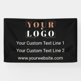 ビジネスロゴ（白黒） 横断幕