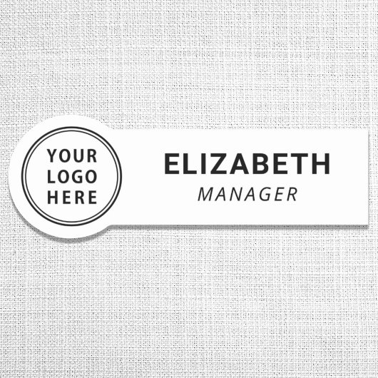 ビジネスロゴ（白） 名札