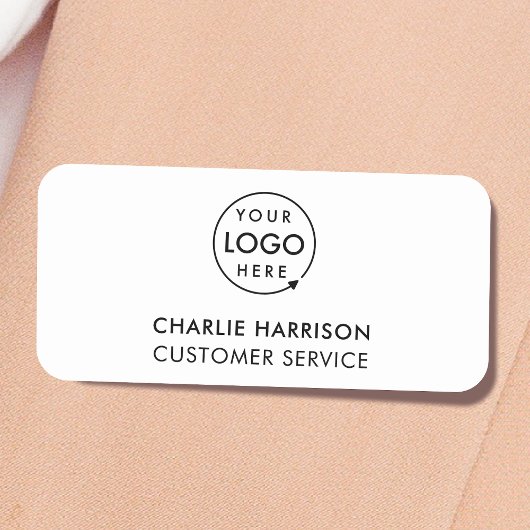 ビジネスロゴ |社員モダンスカスタム・スタッフ 名札