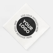 ビジネスロゴ&編集可能文字ホワイト&ブラック (コーナー)