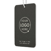 ビジネスロゴ |黒モダンのスタイリッシュプロフェッショナル カーエアーフレッシュナー (左)