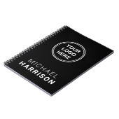 ビジネスロゴ（黒） ノートブック (左側)