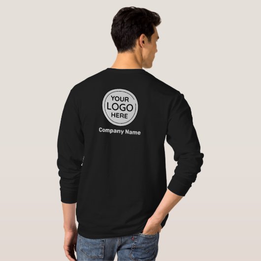 ビジネスロゴ Tシャツ (裏面フル)