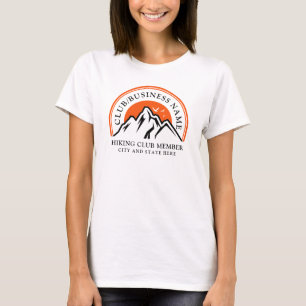 ビジネスロゴDIYハイキングクラブメンバースワッグ Tシャツ