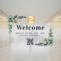 ビジネスロゴeucalyptus歓迎オープニングQRコード