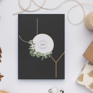 ビジネスロゴHappy Holidays No photo Vertical Joy シーズンカード