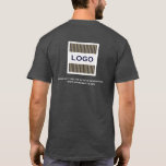 ビジネスロゴHeather Gray Tシャツ<br><div class="desc">スタイルシンプルのカスタムヘザーのグレーのビジネステンプレートは、会社のロモダンゴのテンプレートを更新する簡単とミニマルで。前面に会社のロ離れゴ、背面に大きな会社のロカスタムゴと文字。四角いロゴのイメージを使用して設計さカスタマイズれ、提供されたフィールドを使用して文字とイメージを変更するか、または「メッセージ」ボタンを使用してデザイ連絡ザを使用して救済います。営業、営業、マーケティング、プロモーション広告向けのブランドデザイン。従業員、顧客、顧客など。</div>