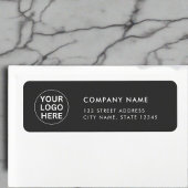 ビジネスロゴlクリーングレープロフェッショナルアドレス ラベル