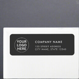 ビジネスロゴlクリーングレープロフェッショナルアドレス ラベル