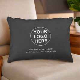 ビジネスロゴlクリーングレープロフェッショナルブランド アクセントクッション